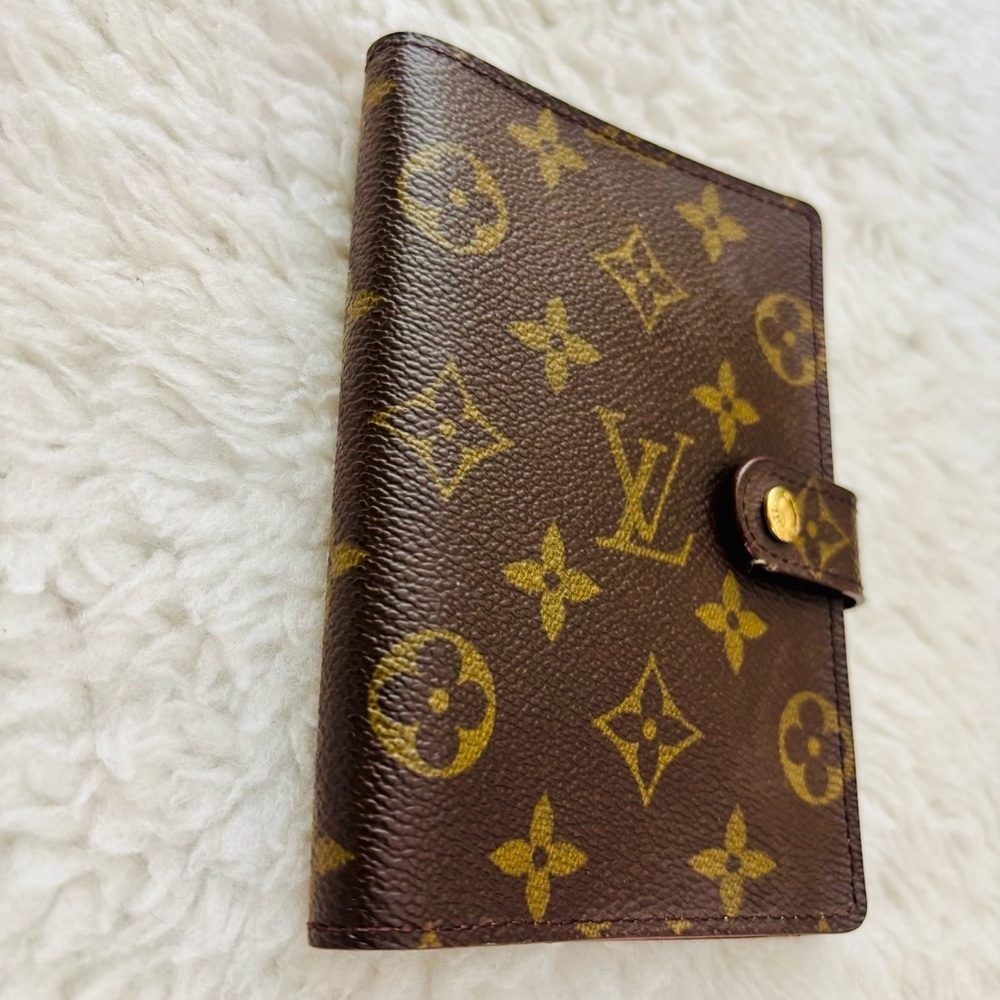 Louis Vuitton Brown Monogram Leather Vintage PM Agenda Cover - Picture 5 of 16